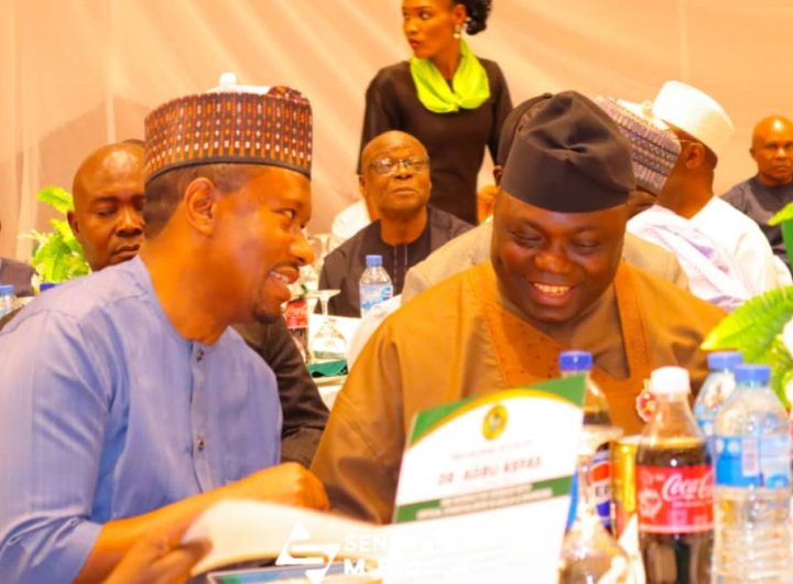 Senator Haruna Manu and Taraba State Governor, Agbu Kefas