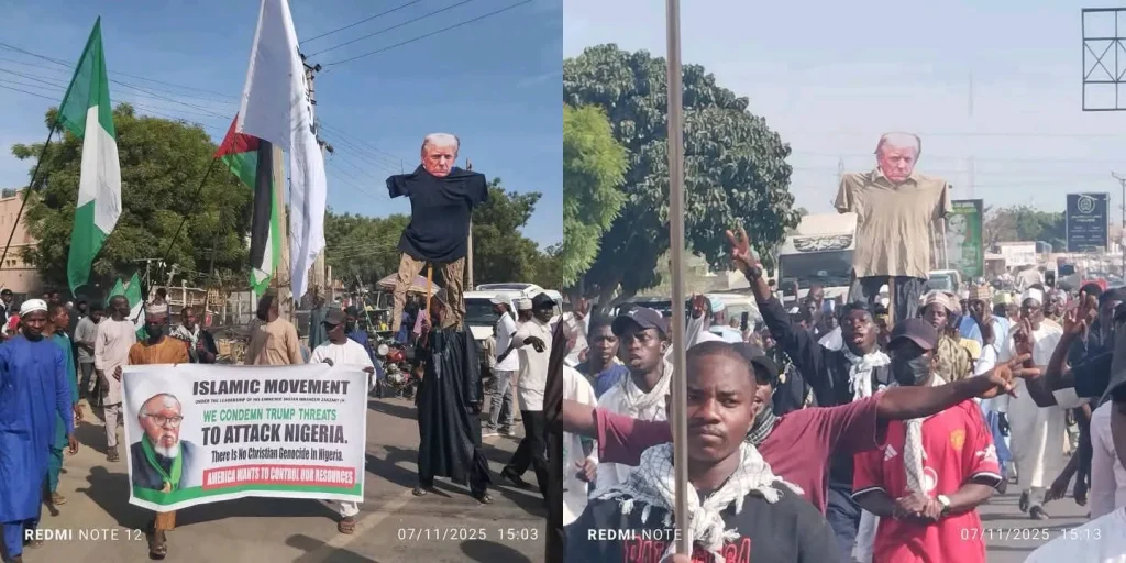 Shi’ite protest rocks Kano as IMN members condemn Trump’s threat to attack Nigeria