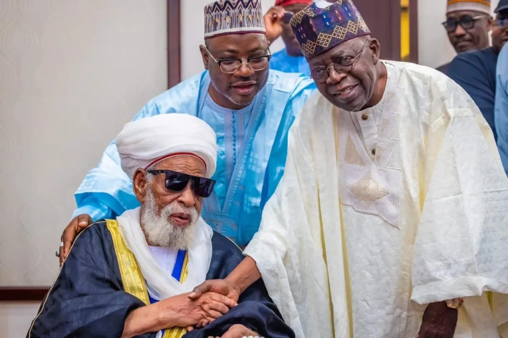 Tinubu mourns passing of renowned Muslims leader, Sheikh Dahiru Bauchi 1 Tinubu mourns late Sheikh Dahiru Usman Bauchi