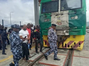 Train derailment in kogi