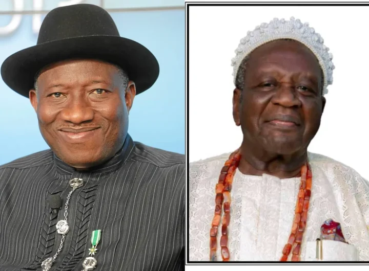 former President Goodluck Jonathan and elder statesman Obong Victor Attah