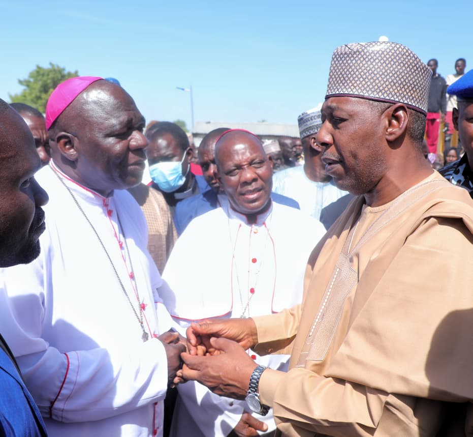 Borno: Zulum gifts food items for Christian widows, vulnerable
