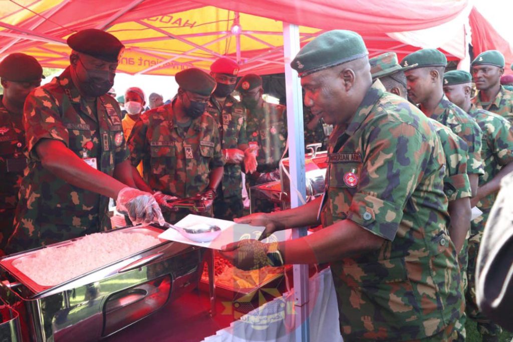 Christmas: CDS , COAS fete troops at special luncheon in Sokoto