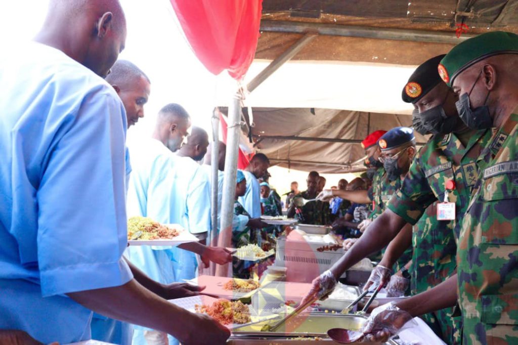 Christmas: CDS , COAS fete troops at special luncheon in Sokoto