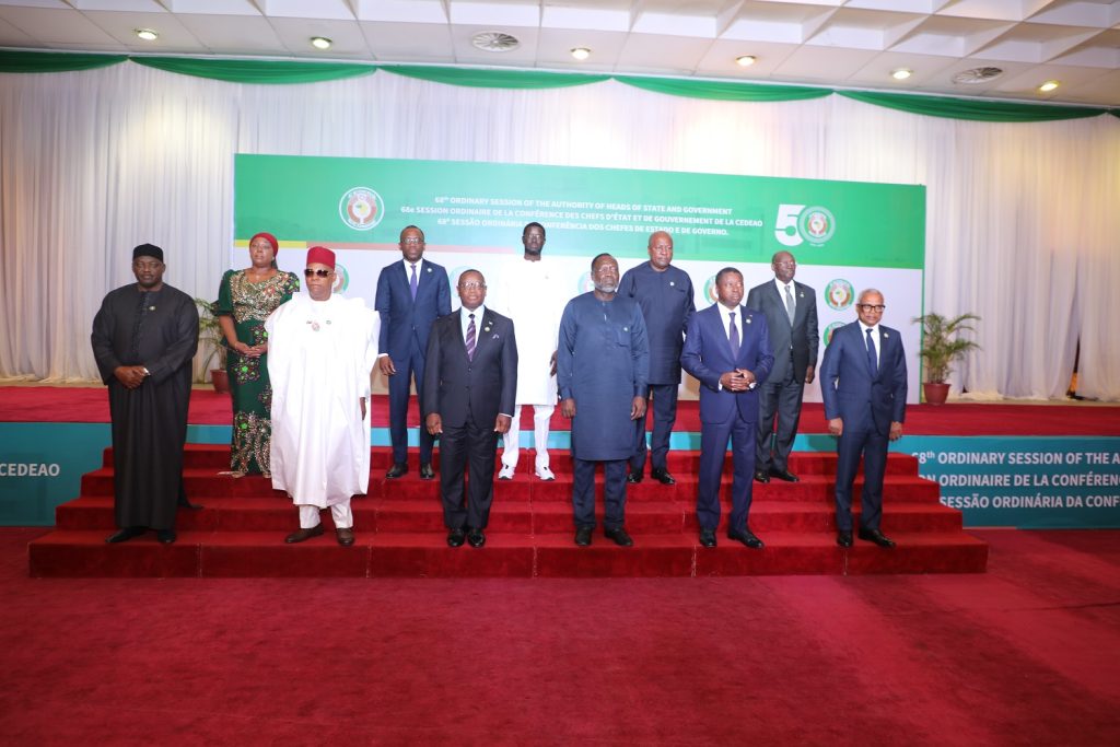 ECOWAS 68th session: Tinubu, Bio, others forge united front to end incessant coups, insecurity in West Africa