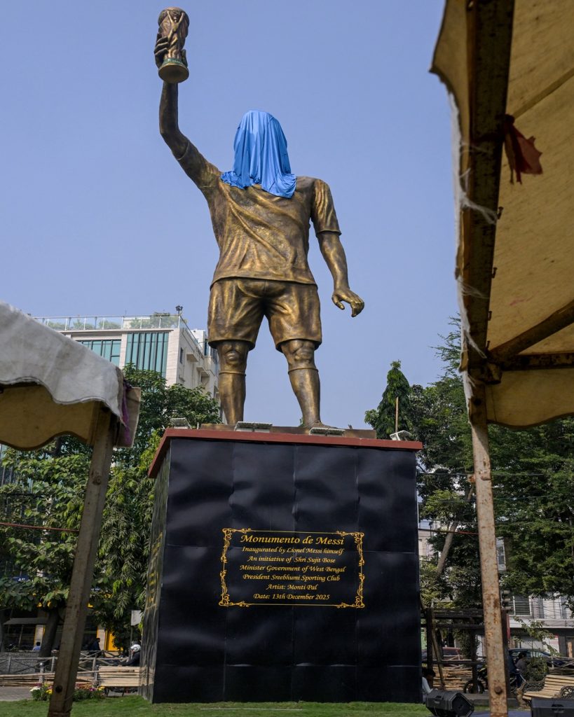 Messi arrives in India, to unveil 70-ft statue of himself on historic ‘GOAT’ tour