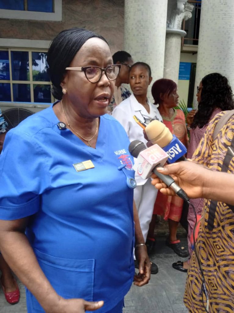 Mayor of Housing supports Meridian Hospital group on medical outreach 3 Mrs Francesca Nzeako head of nursin