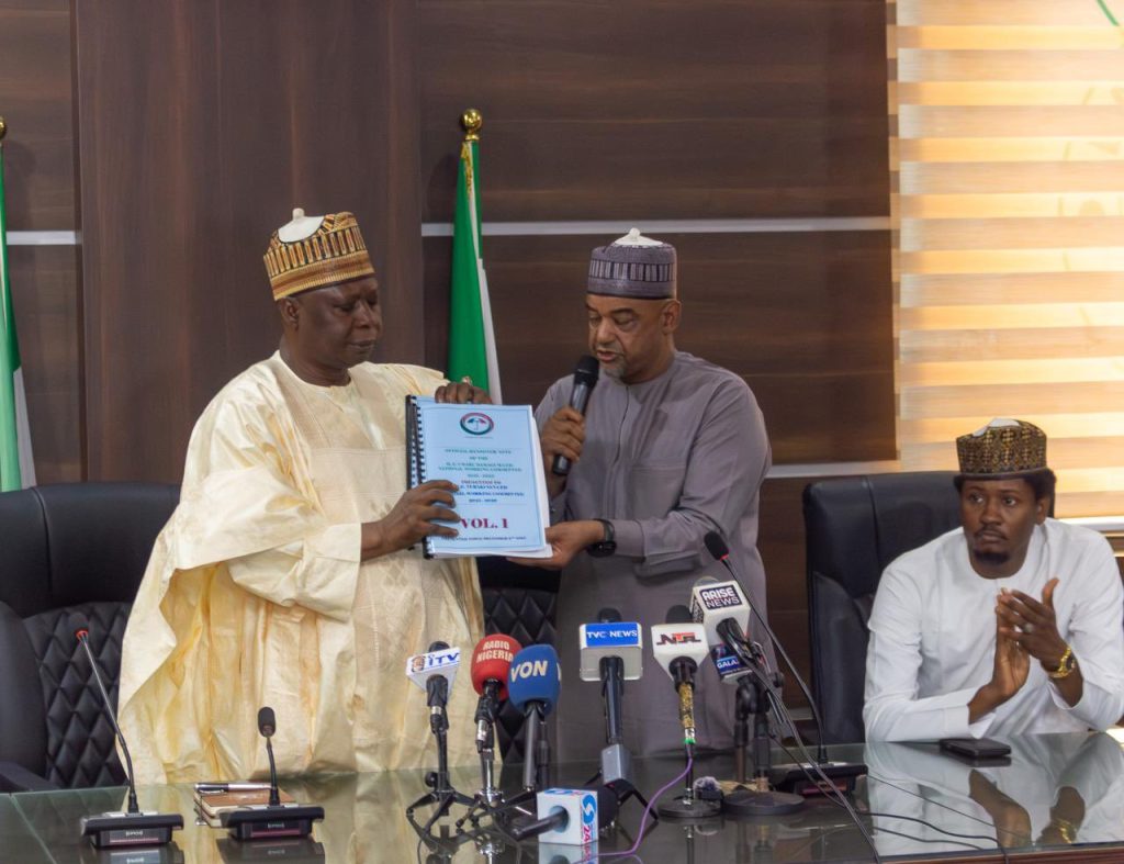"PDP will never die": Turaki assures leaders as Damagum hands over, party issues expulsion certificates to Wike, others 1 Former PDP Chairman, Ambassador Umar Iliya Damagum, hands over to new Chairman, Kabiru Tanimu Turaki.