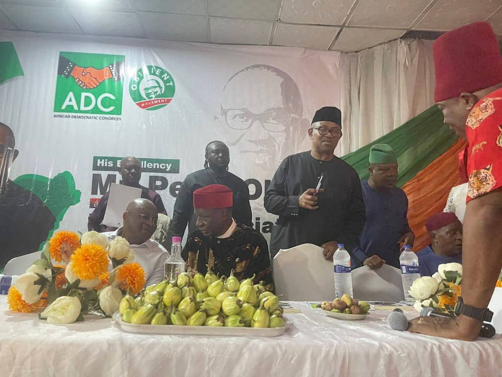 Peter Obi, South-East political heavyweights dump LP, declare for ADC in Enugu 1 Peter Obi, South-East political heavyweights dump LP, declare for ADC in Enugu