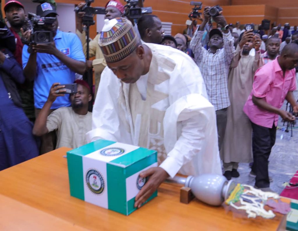 Education tops with N135bn as Zulum presents N890.33bn 2026 budget 1 Borno State Governor, Prof. Babagana Zulum presenting the 2026 budget at the floor of the State Assembly on Monday.