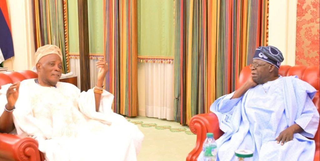 PHOTONews: Tinubu meets with Olubadan of Ibadanland at Presidential Villa, Abuja 4 President Bola Ahmed Tinubu meets with Olubadan of Ibadanland,Oba Rashidi Adewolu Ladoja at the Presidential Villa, Abuja on Friday 23/01/2026, Photo credit: State House.