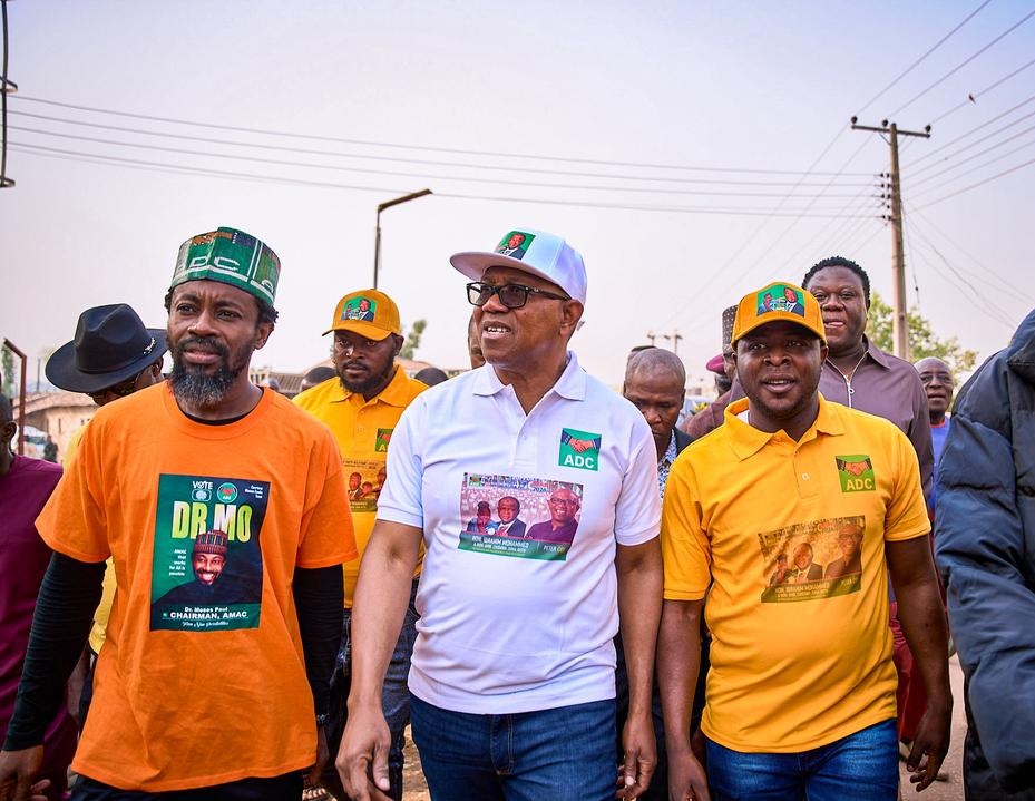 FCT elections: Peter Obi takes ADC campaign to streets of Abuja