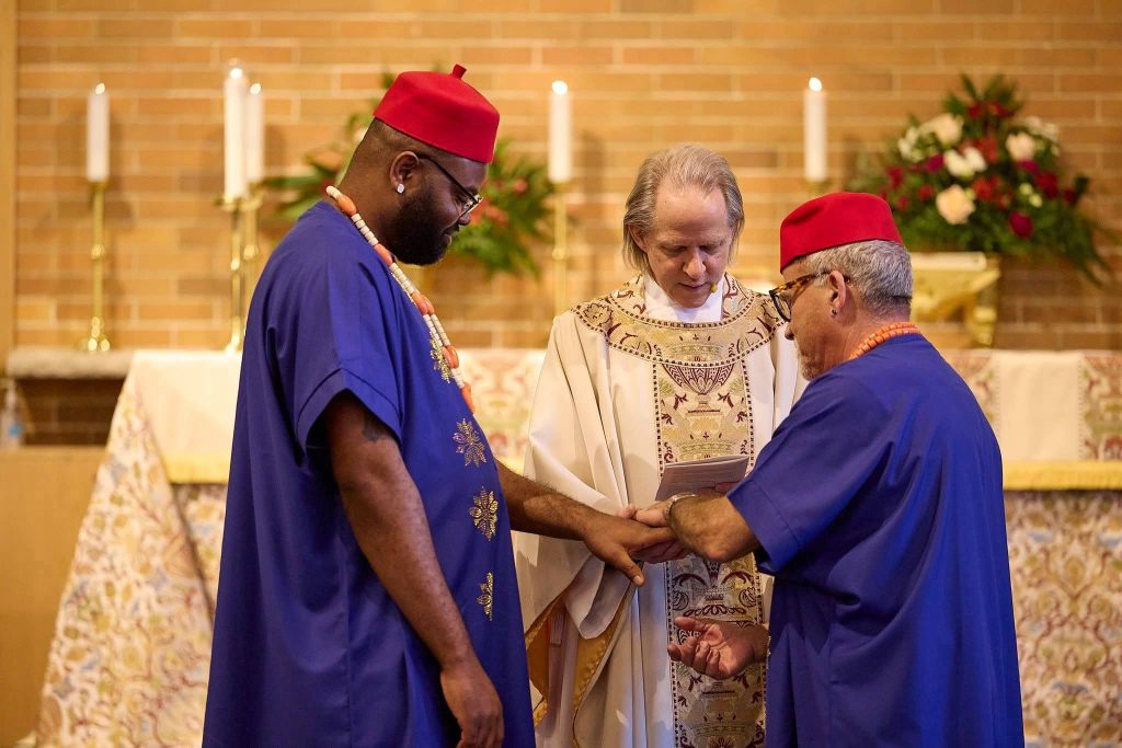 Viral wedding photos of Imo man, Innocent Okechukwu, marrying a man set social media ablaze