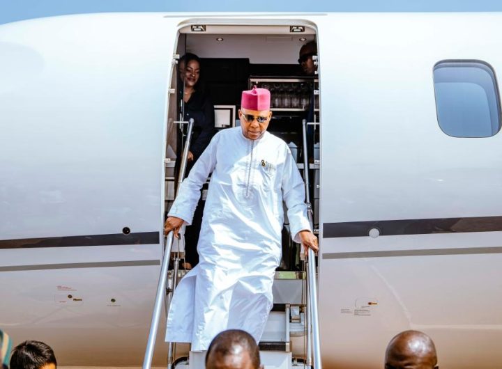 VP Kashim Shettima arrives in Guinea