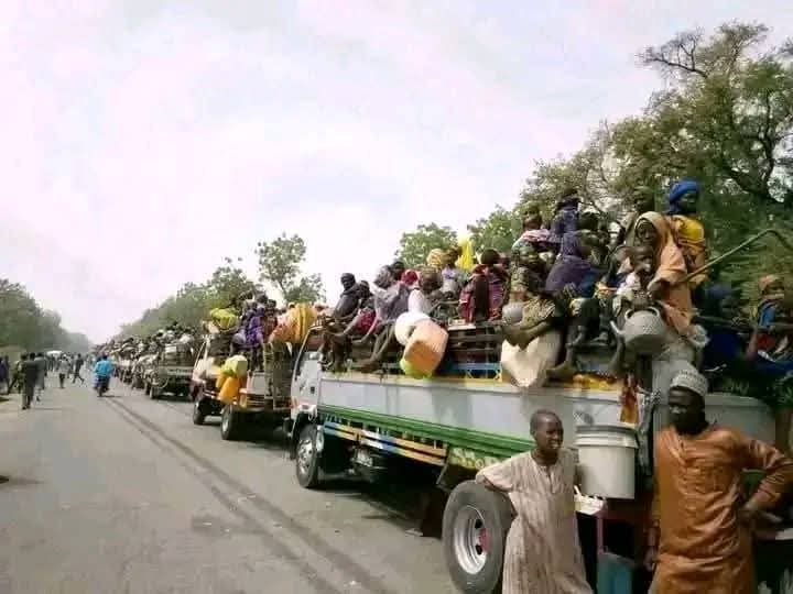 PHOTONews: Sokoto in crisis as thousands flee bandit attacks 2 Sokoto residents flee from banditry