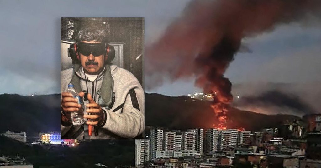 Heavy gunfire erupts near presidential palace in Caracas, Venezuela, amidst rising tensions following Nicolás Maduro's arrest.