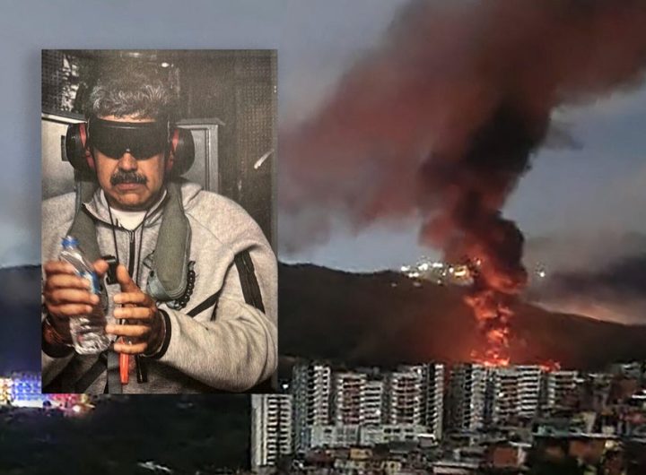 Heavy gunfire erupts near presidential palace in Caracas, Venezuela, amidst rising tensions following Nicolás Maduro's arrest.