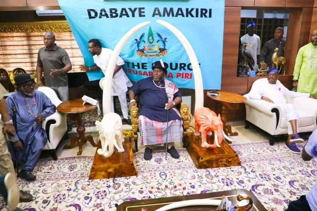 Wike visits Asari Dokubo in Rivers, Says Amanyanabo Has Pledged Support for Tinubu’s Re-election
