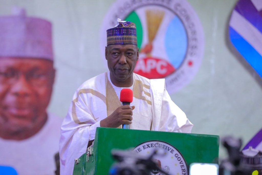 I don't know my successor, Zulum declares at APC meeting 1 Zulum at APC meeting in Maiduguri