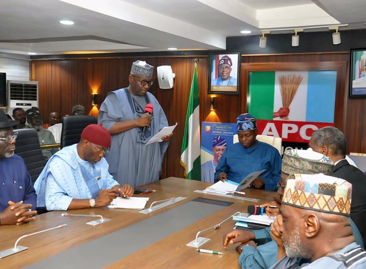 APC National Chairman Prof. Nentawe Yilwatda, inaugurates the campaign council for 2026 FCT poll