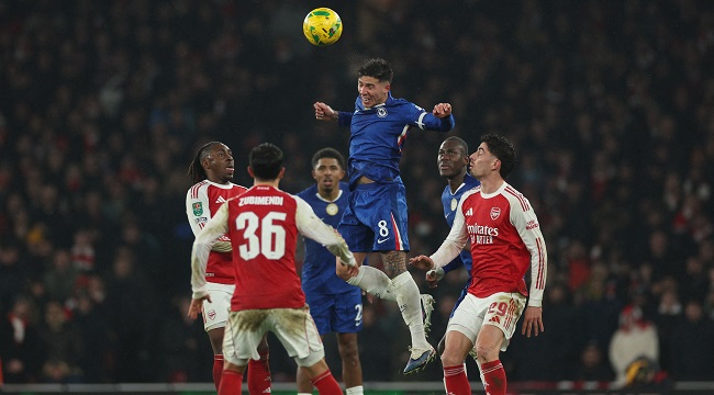 Havertz late strike sends Arsenal past Chelsea Into League Cup final