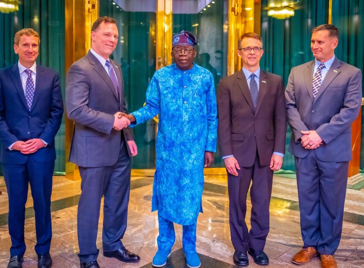 Commander US Africom visits President Tinubu and the Nigerian security chiefs