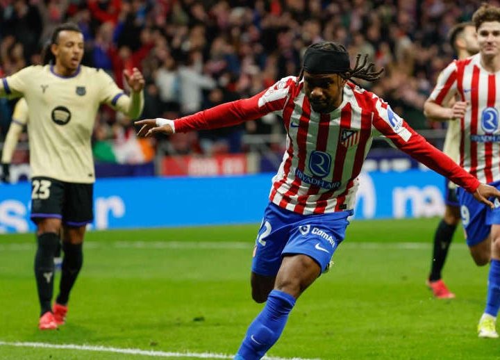 Lookman scores as Aletico Madrid beat Barca