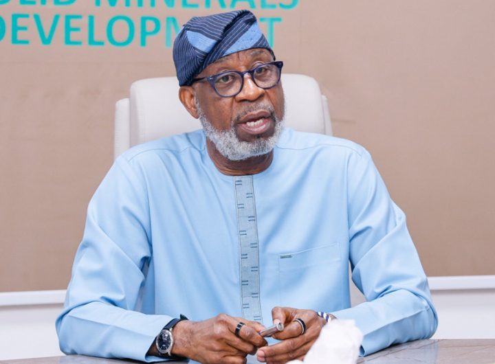 Minister of Solid Minerals Development, Dr. Dele Alake