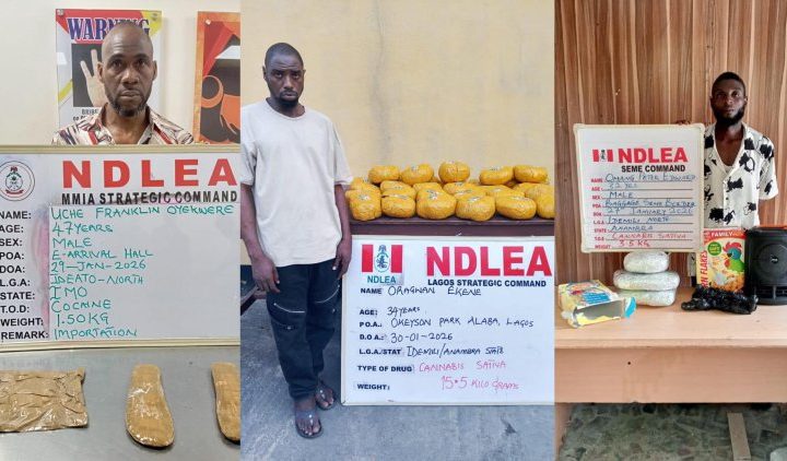 NDLEA intercepts Brazil returnee with cocaine concealed in private part