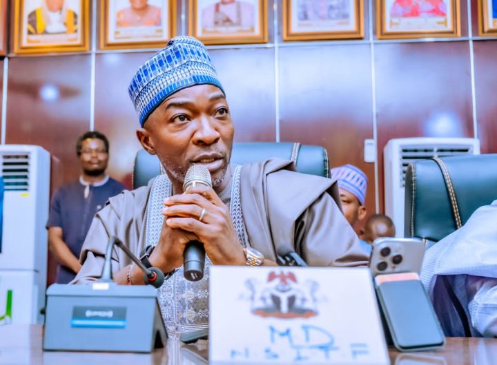 Managing Director and Chief Executive of the Nigeria Social Insurance Trust Fund (NSITF), Barrister Oluwaseun Faleye