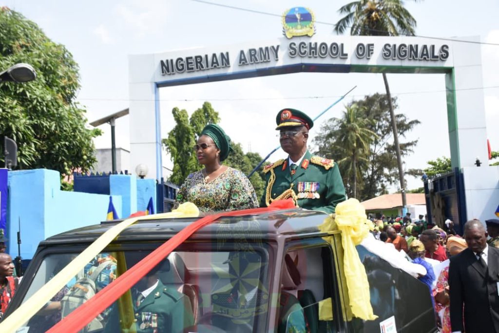 Nigerian Army Finance Corps pulls out 10 retired Generals in colorful valedictory parade