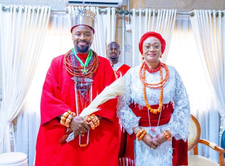 The First Lady, Oluremi Tinubu was conferred with the traditional title of Utukpa-Oritse of Warri Kingdom alias Ugbone