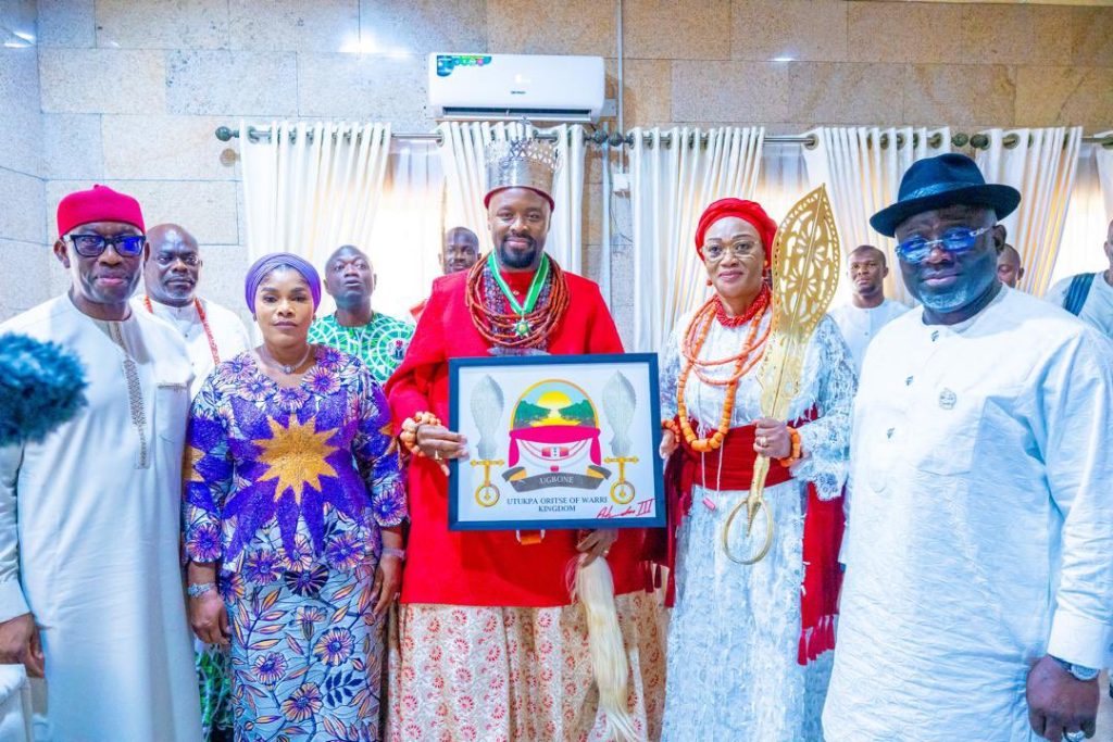 The First Lady, Oluremi Tinubu was conferred with the traditional title of Utukpa-Oritse of Warri Kingdom alias Ugbone