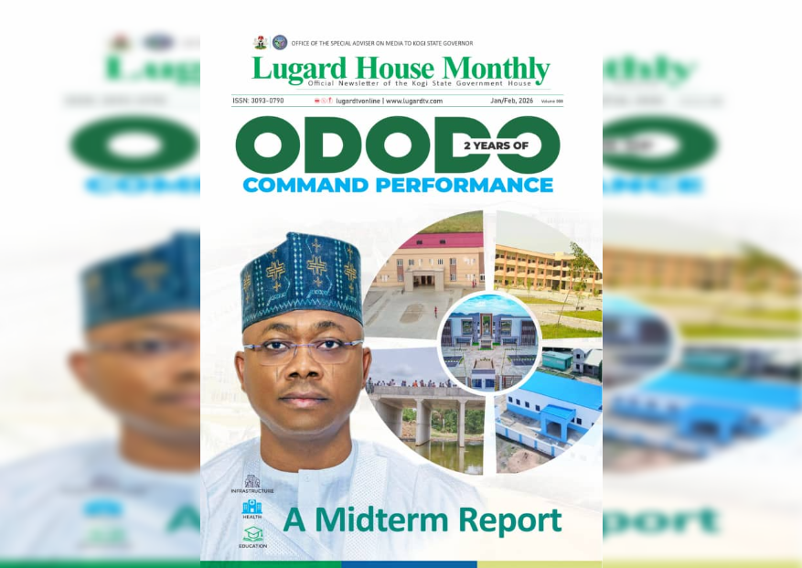 Kogi releases Ododo’s midterm report in Lugard house monthly newsletter