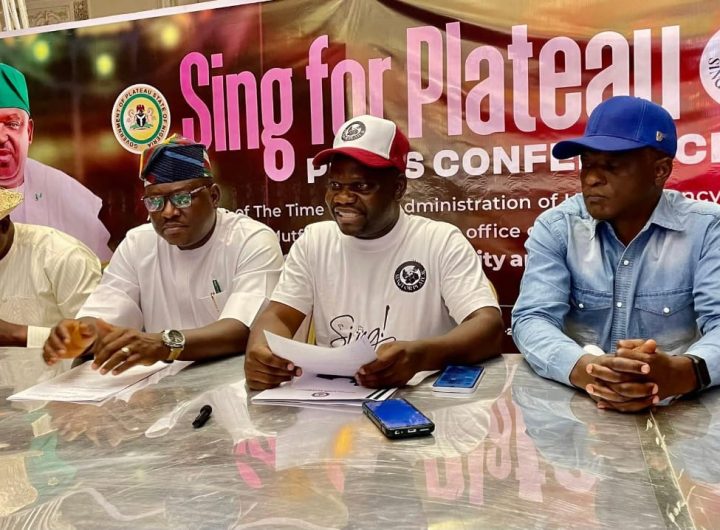 Plateau Govt launches ‘Sing for Plateau’ initiative to empower young creatives, rebrand state