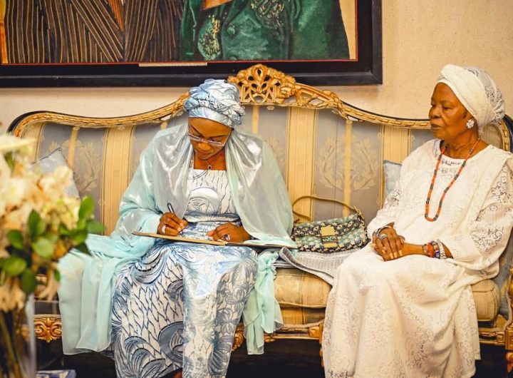 First Lady Oluremi Tinubu pays condolence visit to Ojora family