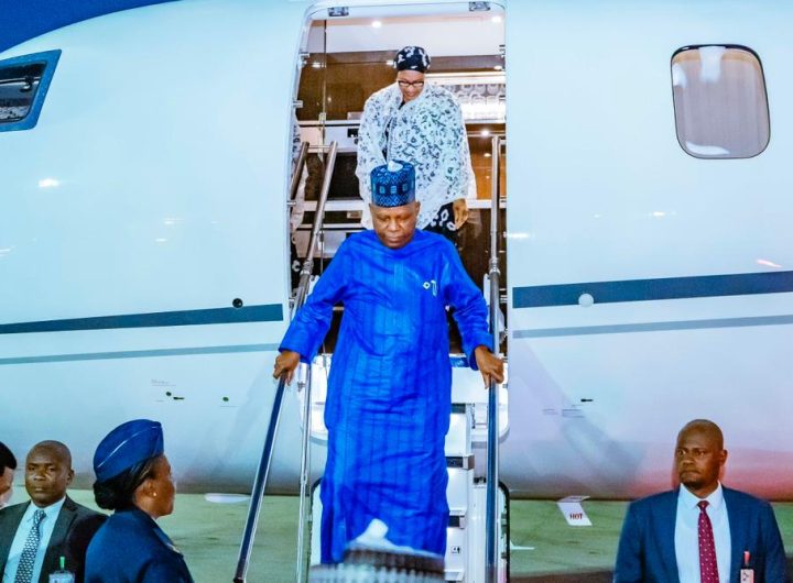 Shettima back in Abuja after successful engagements at 39th AU Summit