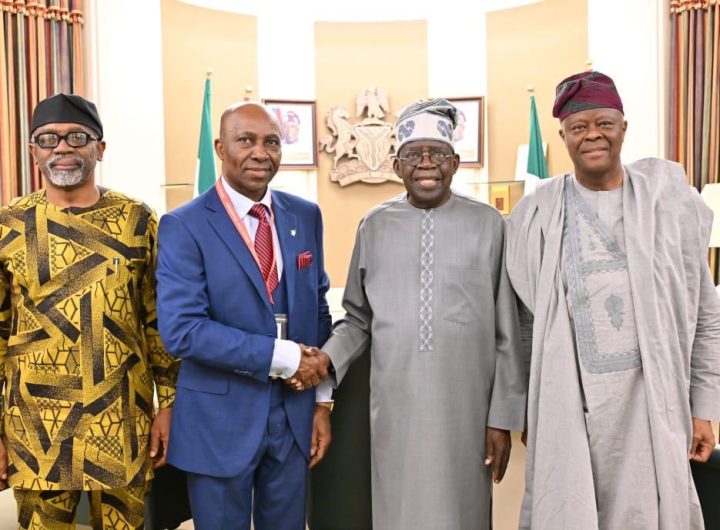 Tinubu receives new tax Ombudsman John Nwabueze