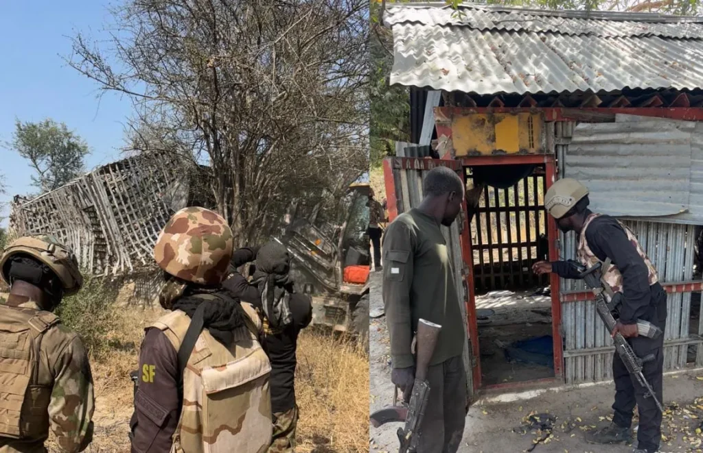 Troops eliminate 32 ISWAP terrorists, destroy detention facilities in Timbuktu Triangle 1 Troops eliminate 32 ISWAP terrorists, destroy detention facilities in Timbuktu Triangle