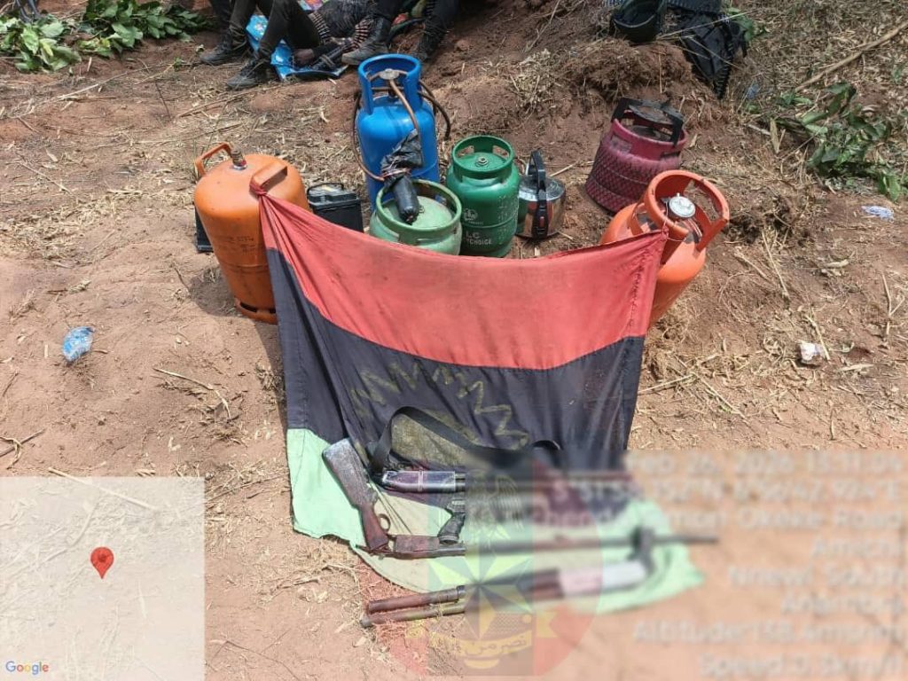 Troops storm notorious Mother Valley in Anambra, destroy IPOB/ESN stronghold
