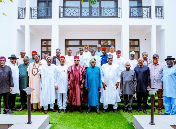 APC governors visits Tinubu in Lagos