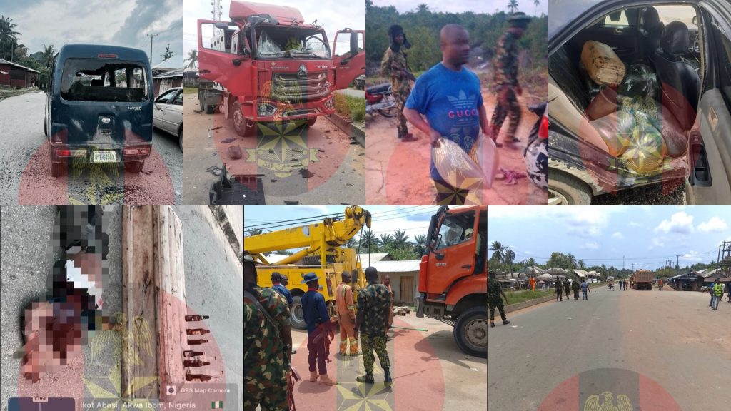 Army arrests diesel theft suspect in Akwa Ibom, youths attack troops, 1 shot during violent clash 1 Army arrests diesel theft suspect in Akwa Ibom, youths attack troops, 1 shot during violent clash