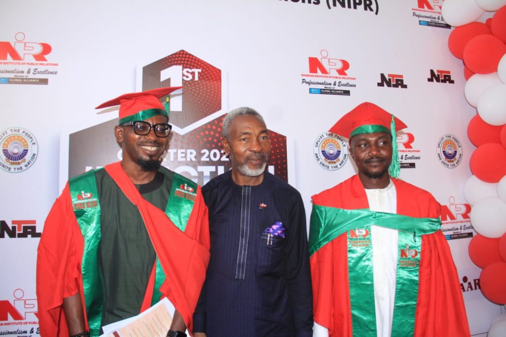 Emmanuel Ulayi inducted as member of NIPR 1 Emmanuel Ulayi inducted as member of NIPR