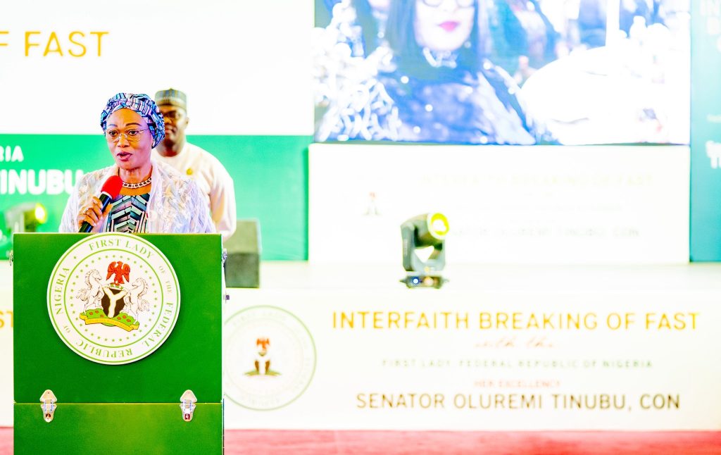 "God is speaking to us a nation", says Nigerian First Lady