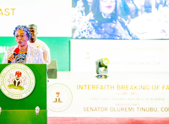 "God is speaking to us a nation", says Nigerian First Lady