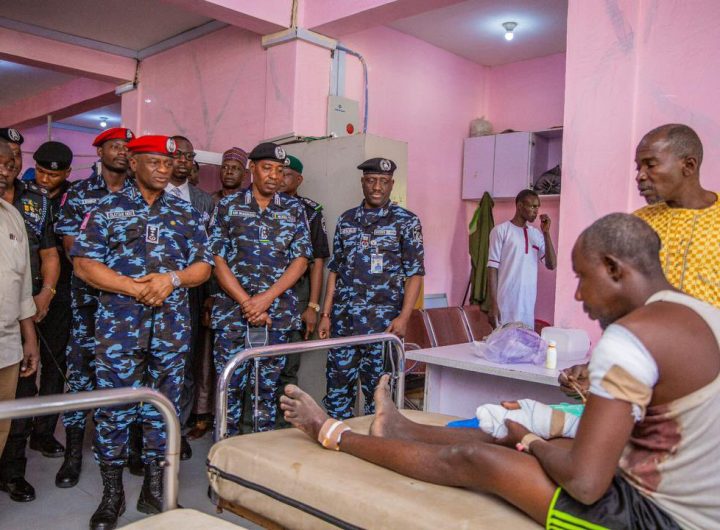 IGP Disu visits victims of Maiduguri bomb explosions