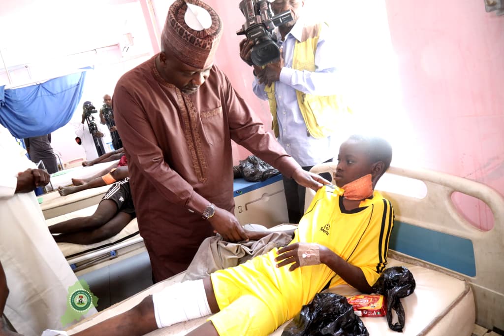 Kadafur visits UMTH, sympathises with bomb blast victims 2 IMG 20260318 WA0012