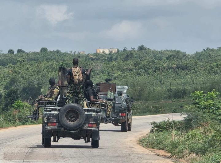 Nigerian Army troops on Patrol