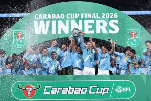 O’Reilly brace sinks Arsenal as Manchester City win Carabao Cup