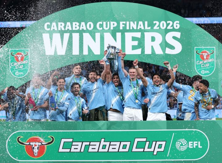 O’Reilly brace sinks Arsenal as Manchester City win Carabao Cup